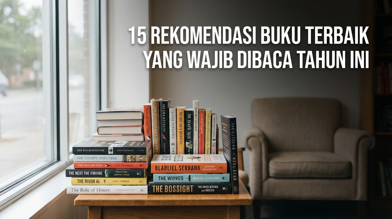 15 Rekomendasi Buku Terbaik yang Wajib Dibaca Tahun Ini