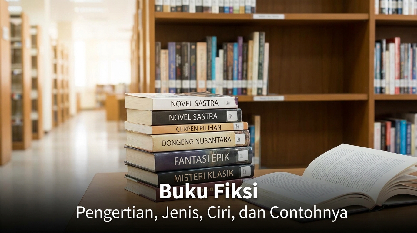 Buku Fiksi Pengertian, Jenis, Ciri, dan Contohnya