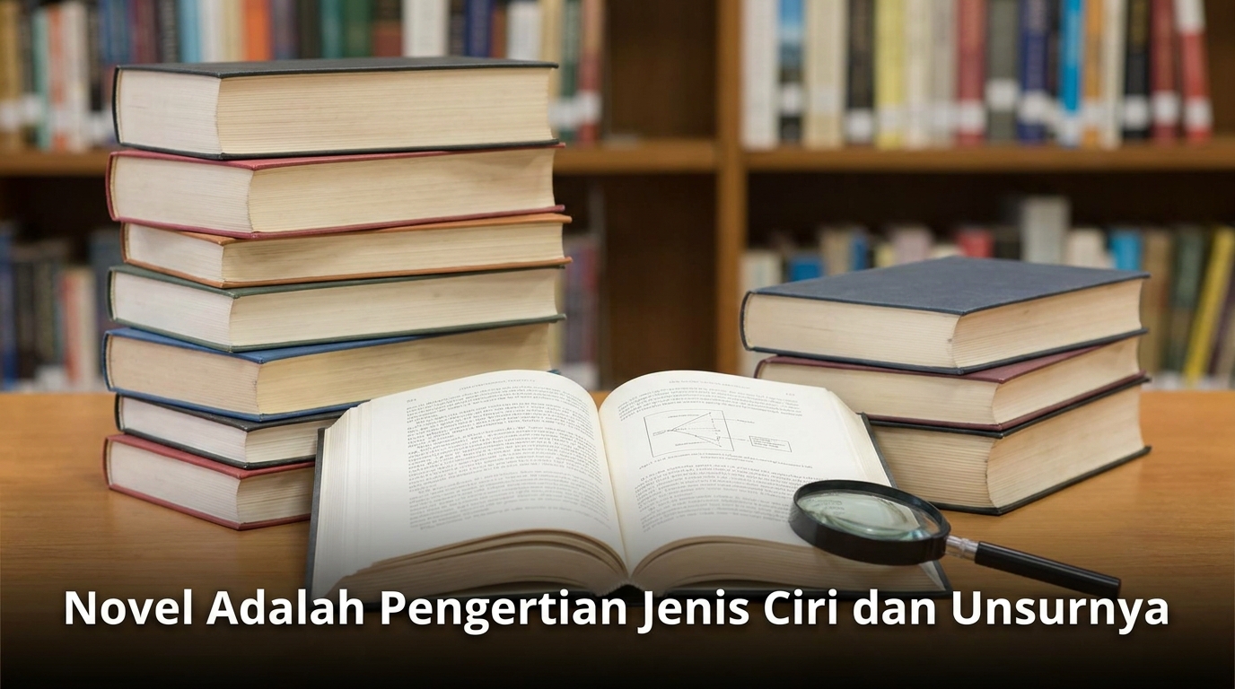 Novel Adalah Pengertian Jenis Ciri dan Unsurnya